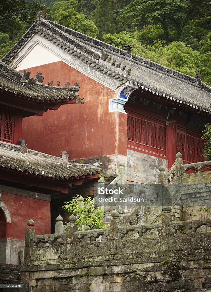 Antigo Templo em Wudangshan - Royalty-free Antigo Foto de stock