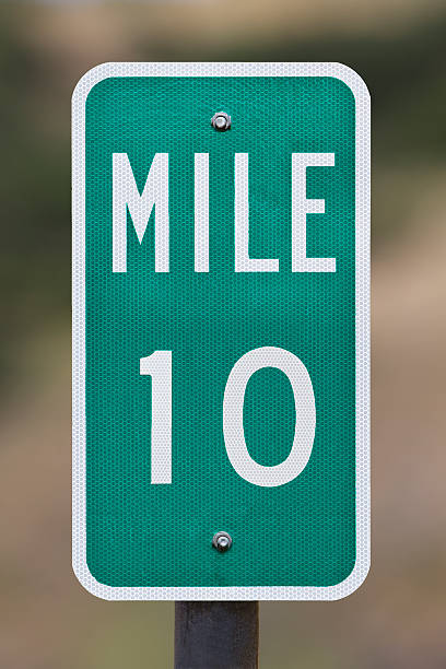 Mile marker Milepost sign as found on the interstate highways.Part of the Milepost Sign Series: