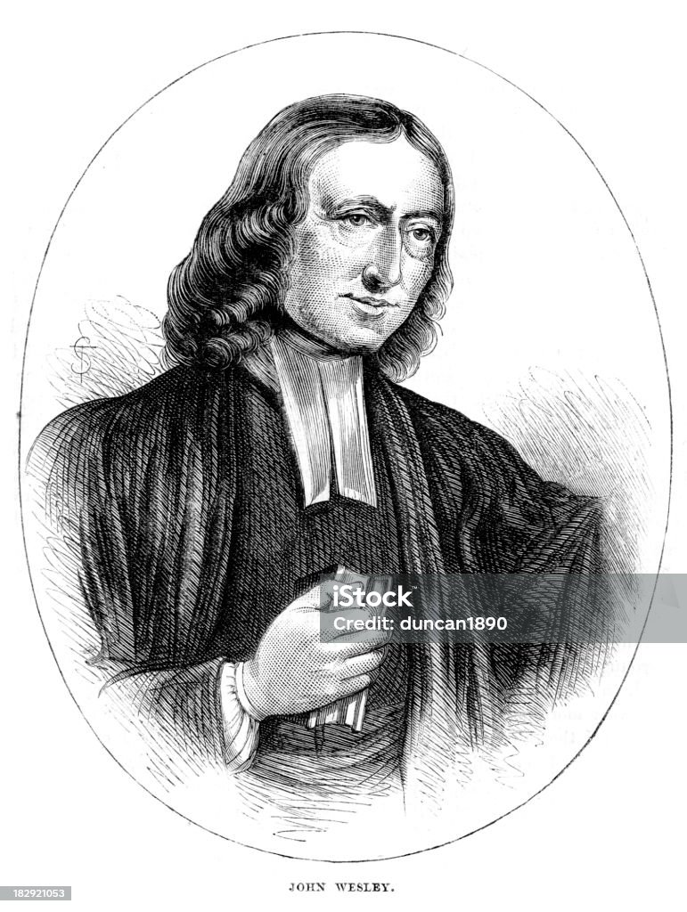 John Wesley - Zbiór ilustracji royalty-free (Anglikanizm)