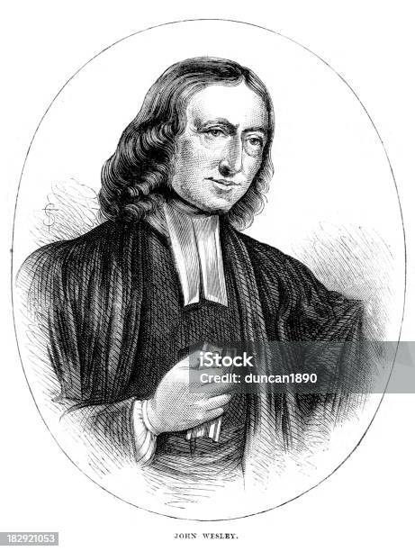 John Wesley - Stockowe grafiki wektorowe i więcej obrazów Anglikanizm - Anglikanizm, Antyczny, Chrześcijaństwo