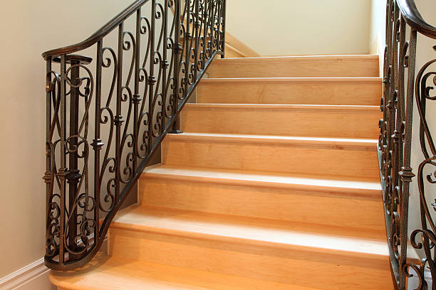 istock Hardwood Floor Stair 182921195