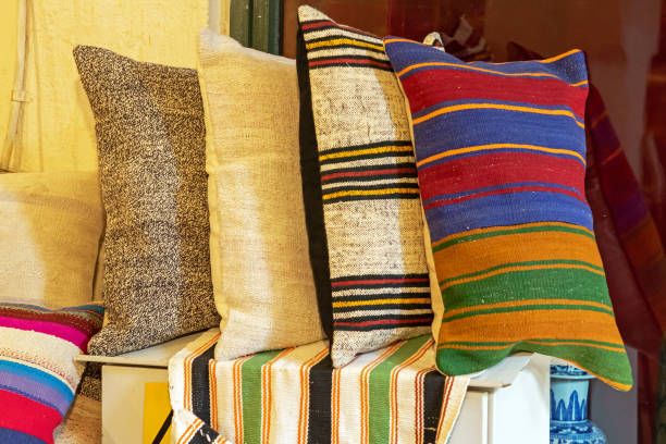 istock Decorative pillows sold on market 1829212249