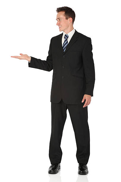 istock Businessman giving a presentation 182921527