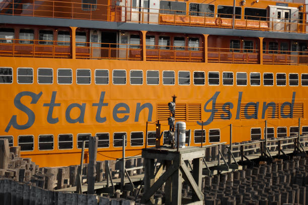 Staten Island ferry High saturation ferry photos stock pictures, royalty-free photos & images