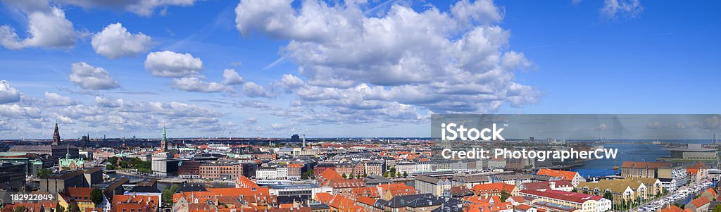 skyline von Kopenhagen - Lizenzfrei Außenaufnahme von Gebäuden Stock-Foto