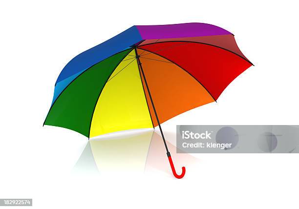 Photo libre de droit de Coloré Parasols banque d'images et plus d'images libres de droit de Multicolore - Multicolore, Objet ou sujet détouré, Parapluie