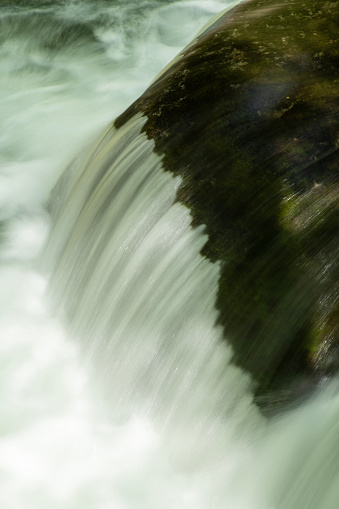 Small waterfalls along Roaring Fork Motor Nature Trail in Spring, Great Smoky Mountains National Park, Tennessee, USA