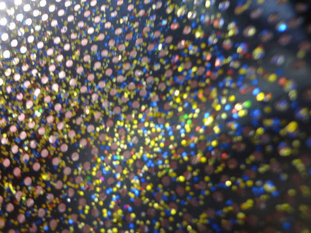 istock Luxury Crystal silver Glitter  Sequin black background for events 1829232774