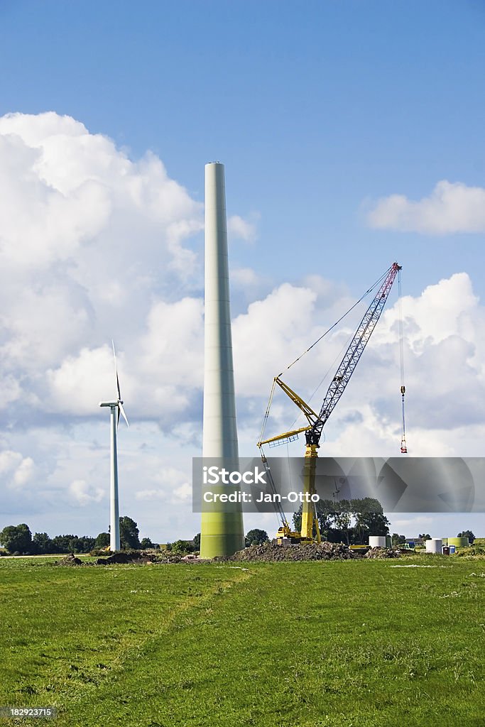 Windmühle Baustelle - Lizenzfrei Bauen Stock-Foto