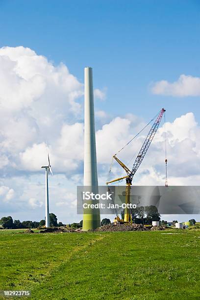 Windmühle Baustelle Stockfoto und mehr Bilder von Bauen - Bauen, Baustelle, Biologieunterricht