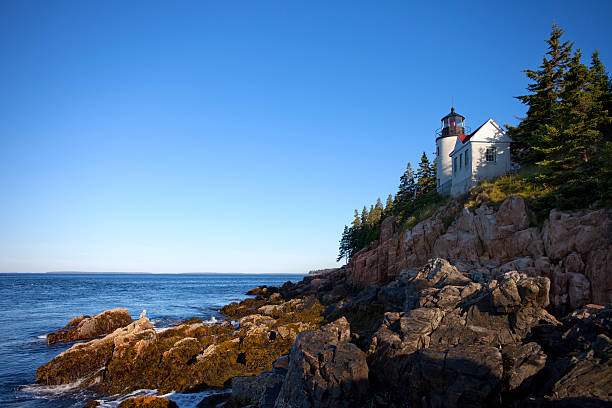istock Bass Harbor Lighthouse in the early morning light 182923783
