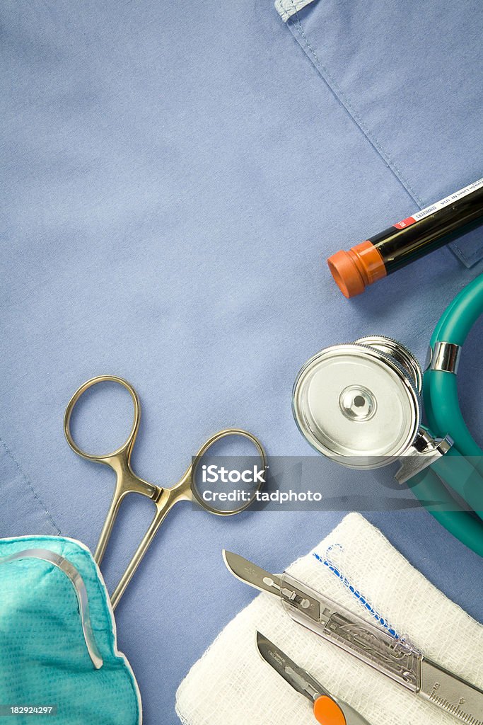 Equipamento médico versão 1-rgb da AdobeWorkspace - Royalty-free Azul Foto de stock