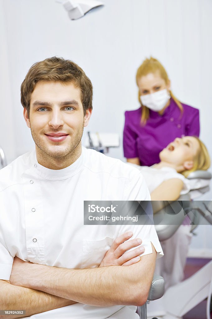 Visite a cirurgia de Dentista - Royalty-free 20-29 Anos Foto de stock