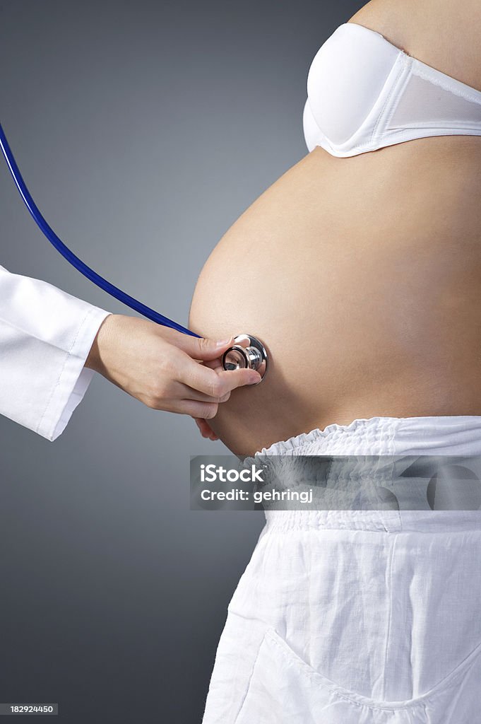 W ciąży zbadane przez lekarza - Zbiór zdjęć royalty-free (Abstrakcja)