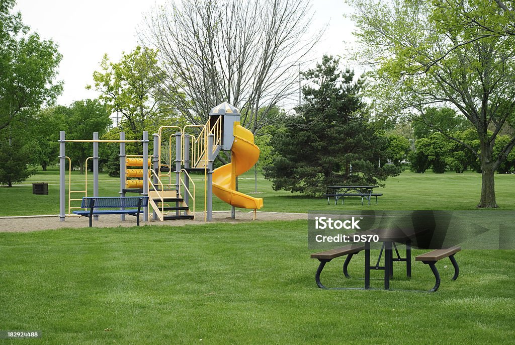 City park City park in the spring time Playground Stock Photo