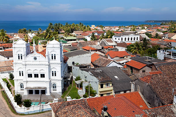 Vue sur le phare de galle - Photo