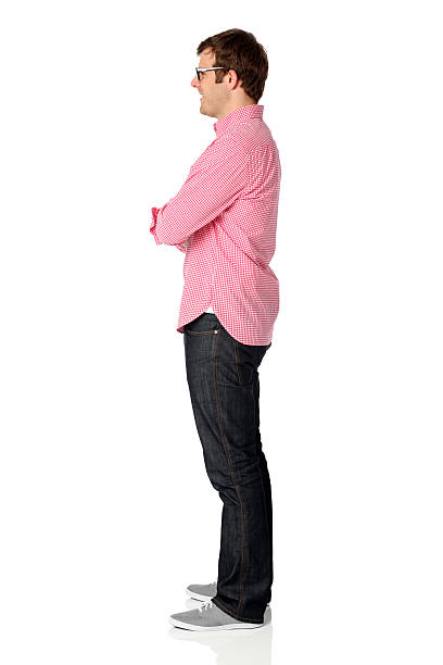 istock Man standing with arms crossed 182924999