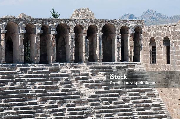 Ruins Of Roman Theatre In Aspendos Antalya Turkey Stock Photo - Download Image Now