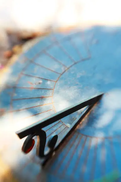 A sundial. Shot with shallow depth of field.Please see some similar pictures from my portfolio: