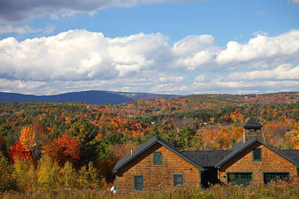 Autumn foliage in Sunapee New Hampshire