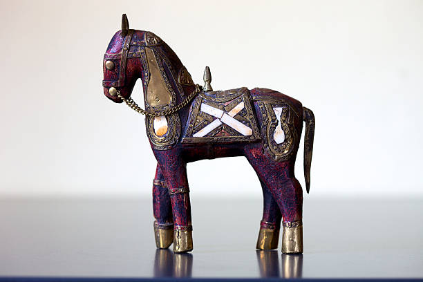 istock Antique Wooden Horse 182925635