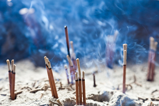 Burning Incense sticks 