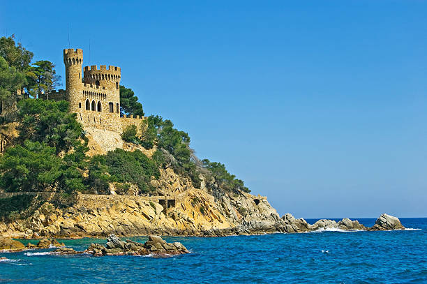 Beach and Castle at Lloret de Mar
