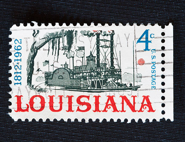 istock Louisiana Postage Stamp 182926911