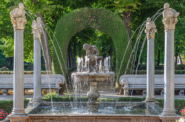 istock Fountain in a park in Aranjuez, Spain 1829270395