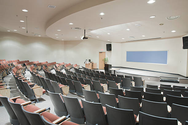 istock Empty theater-seat college lecture hall 182927136