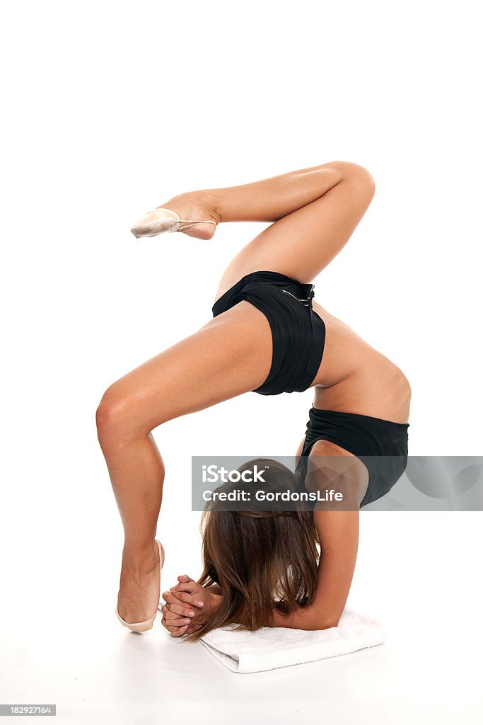 Extreme Yoga And Gymnast Abilty Stock Photo - Download Image Now