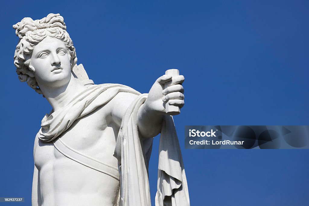 Apollon statue - Zbiór zdjęć royalty-free (Statua)