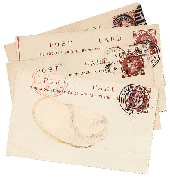 Group of British Victorian postcards
