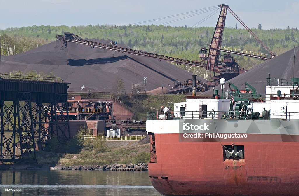 Ore Schiff mine auf See - Lizenzfrei Eisenerz Stock-Foto