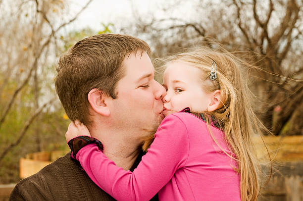 Portrait of dad and daughter