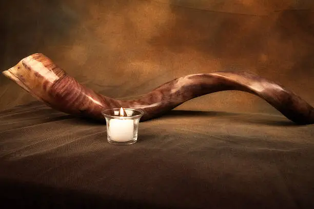 Shofar with candleCheck out my Jewish Lightbox