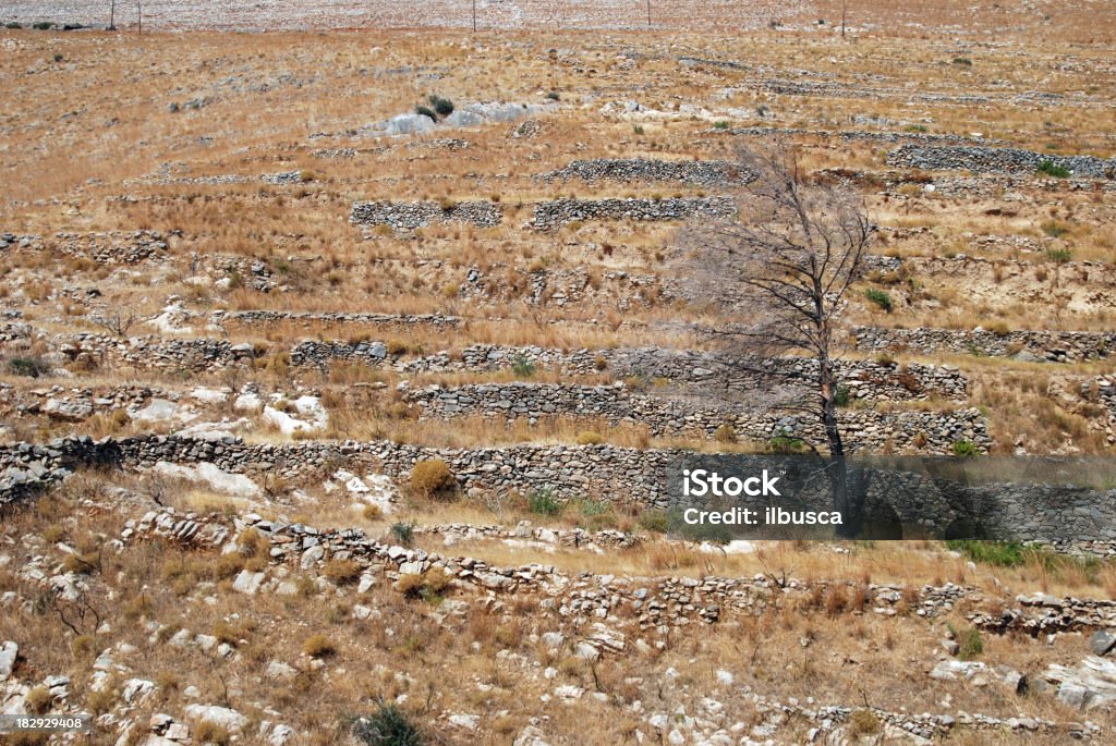 Mani landscape, Greece Antique Stock Photo