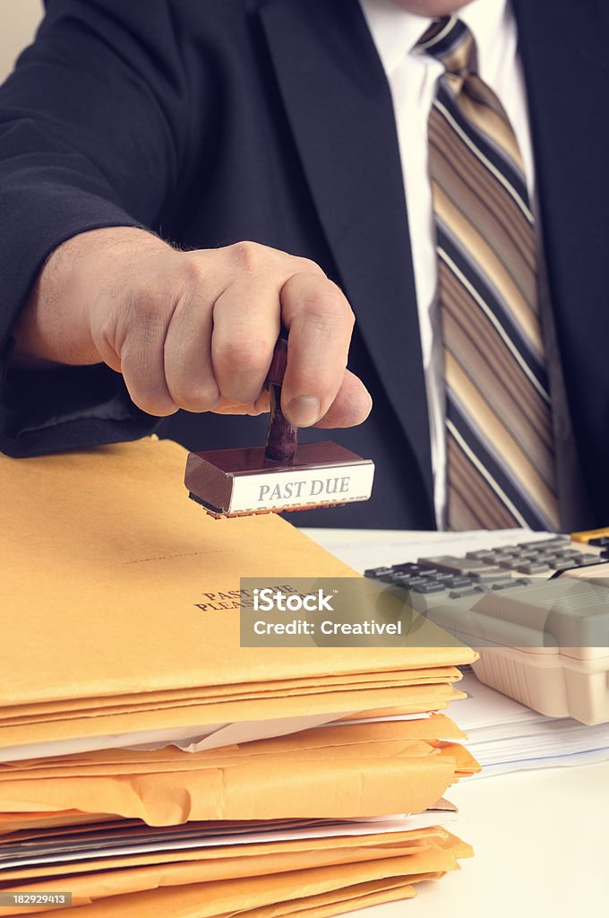 Envíos atrasados facturas - Foto de stock de Adulto libre de derechos