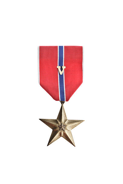 medal, bronze star z v - medal bronze medal military star shape zdjęcia i obrazy z banku zdjęć