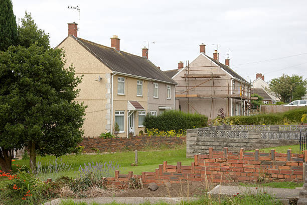 istock Typical UK housing estate semi-detached 182929685