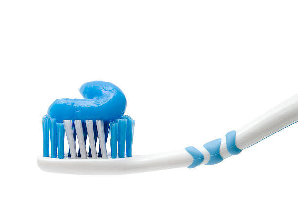 Toothbrush With Toothpaste stock photo
