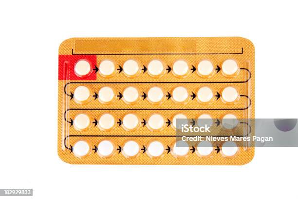 Le Pillole Anticoncezionali - Fotografie stock e altre immagini di Pillola anticoncezionale - Pillola anticoncezionale, Contraccettivo, Pillola