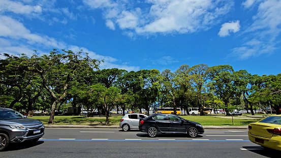 Avenue near Guanabara Bay