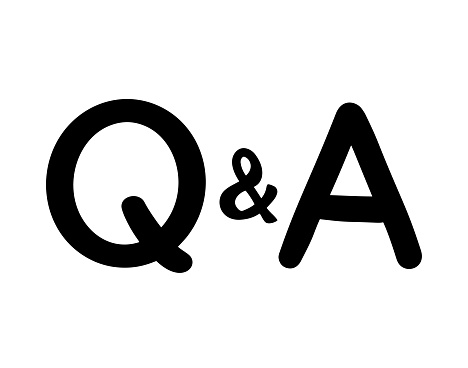 Questions and answers icon. Q and A Social Media symbol. Question & Answer. Vector illustration isolated on white background.