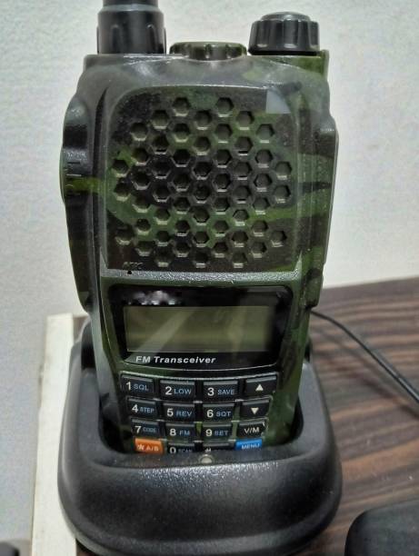 istock Portable radio transceivers or walkie talkie on the table. 1829355282