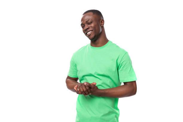 istock young lucky 30 year old American guy dressed casually in a basic t-shirt and jeans 1829387012