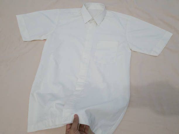 istock Men's white shirt 1829423481