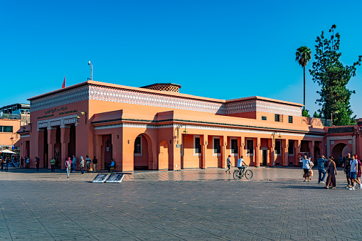 Musée du Patrimoine Immatériel at Jaama El Fna of medina, Marrakech, Morocco.