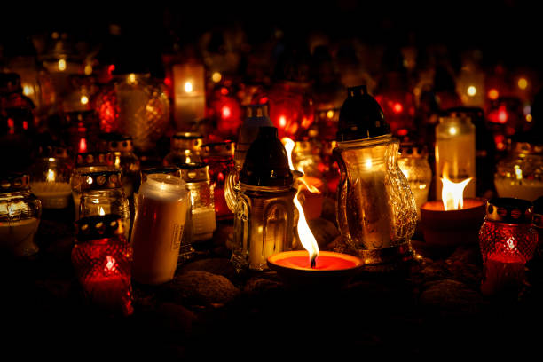 istock A stunning array of candles in different shapes and sizes, creating a cozy and relaxing mood 1829481249