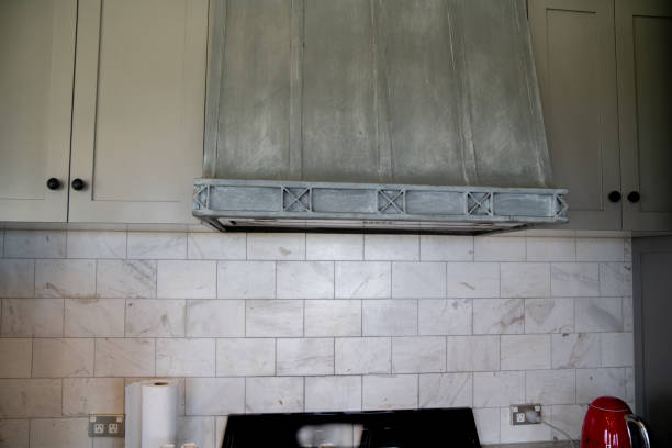 istock Grey stone made kitchen in New Zealand. 1829554627